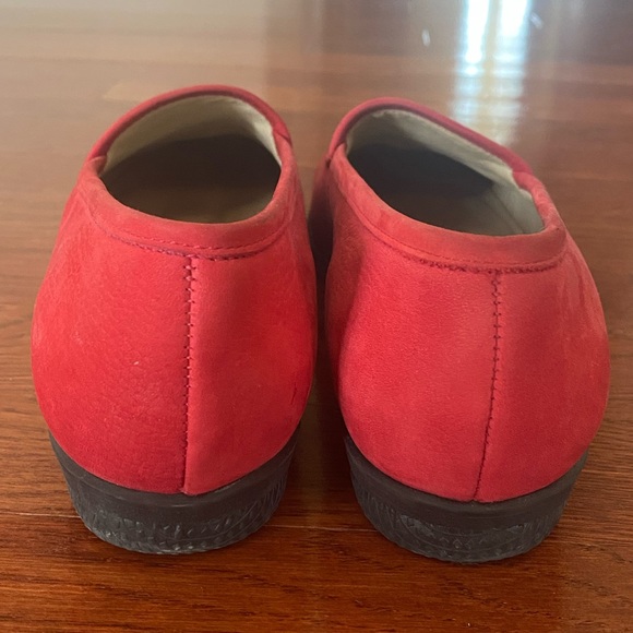 Rockport Red Leather Loafers - Picture 3 of 9